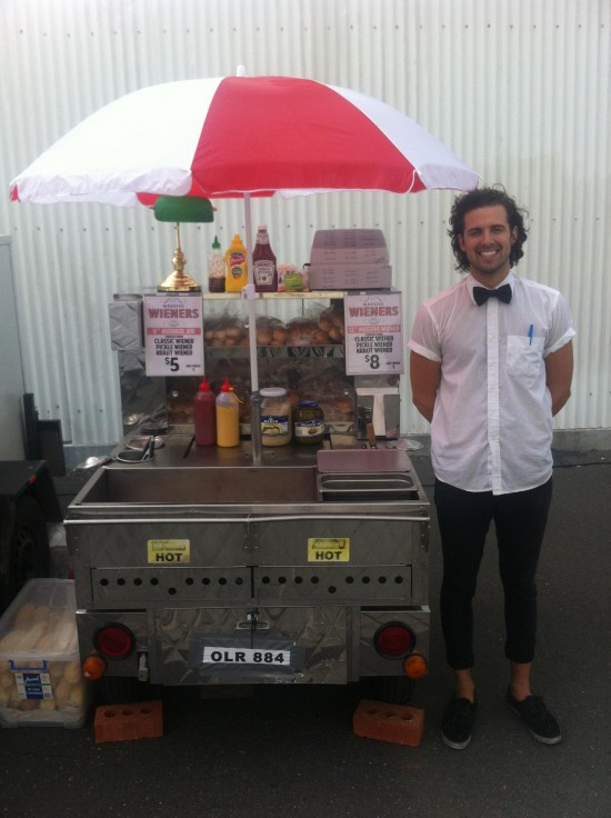 hot dog stand 550x736 Wedding Food Trucks & Carts In Victoria