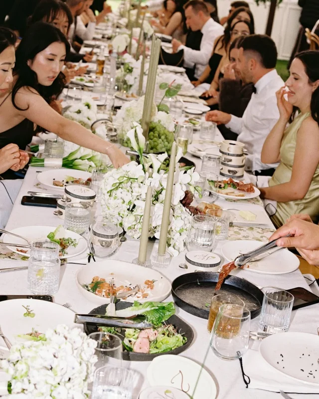 If you want your guests to walk away from your wedding with full bellies and happy hearts, Polka Dot Wedding directory members, like @foursideevents_ are here for you!⁠
⁠
Fourside Food Design + Events knows how to cater your wedding without anyone needing to make a sneaky takeaway stop on the way home. They use local produce to create custom-designed menus that you'll be dreaming about forever, and they do it with impeccable customer service!⁠
⁠
This incredible vendor is just one of many talented PDW members on the Polka Dot Directory. Find your vendor dream team now at the link in our bio!⁠
⁠
psst! Are you a wedding vendor looking to join our unique membership? Our doors are open 24/7 to welcome you! Join now using the link in our bio.⁠
⁠
Photographer: @sirenaphotography_⁠
⁠
[Image description: a long white table full of greenery and white plateware, and lined with people eating the delisipus meal put out on the table.]⁠
⁠
#PolkaDotWedding #FeelGoodWeddings #AustralianWeddings #AustralianWedding #WeddingVendors #WeddingDirectory #WeddingCatering #FoodDesign #WeddingFoodDesign #WeddingWebsite #WeddingInspo #WeddingInspiration #WeddingBlogger